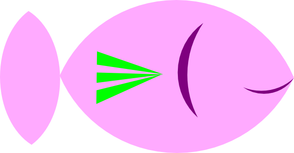 Pink Fish Clip Art - vector clip art online, royalty ...