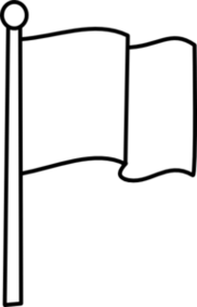 Philippine flag clipart black and white