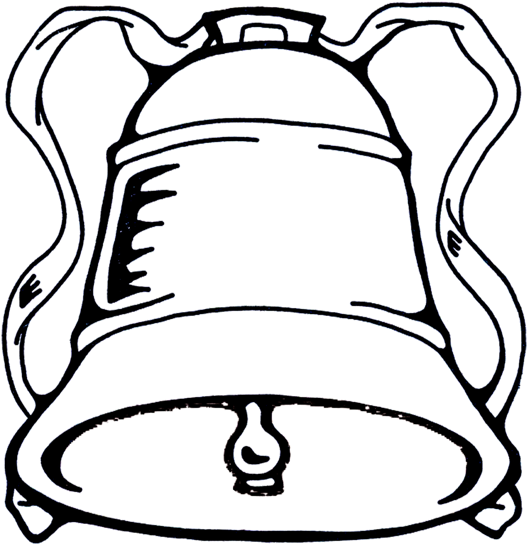 Bell black and white clip art - Bell black and white clipart photo ...