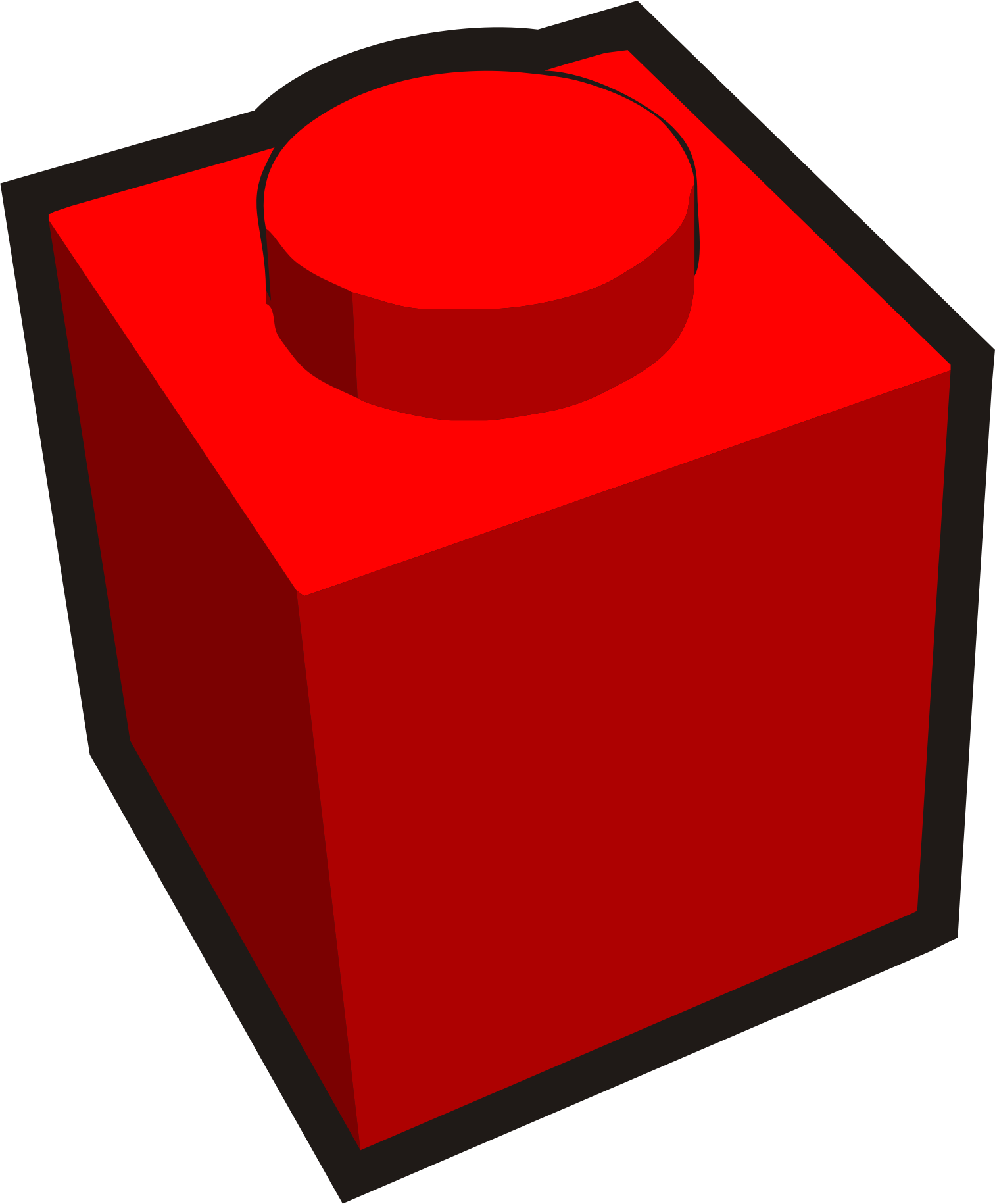 Clipart - Clip is a Brick - 1x1