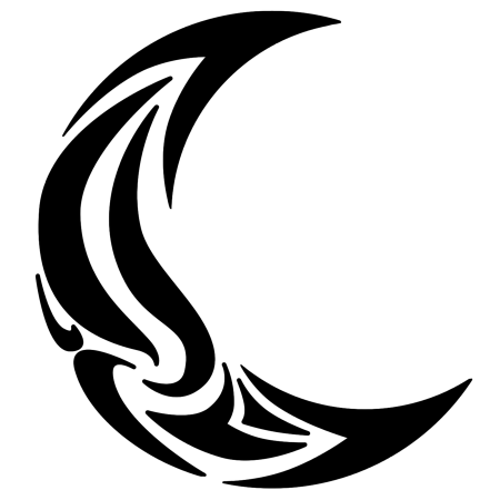 Moon black and white pic clip art moon black and white 2