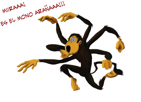 Spider Monkey Clip Art - Free Clipart Images