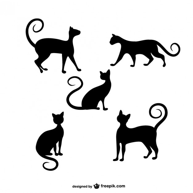 30+ Cat Silhouette Vectors | Download Free Vector Art & Graphics ...