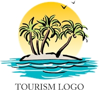 Tourism Entertainment Beach Logo Vector (.AI) Free Download