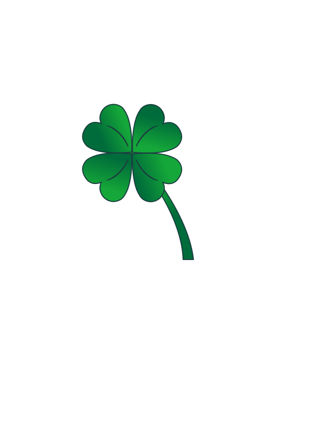 4 leaf clover clipart of shamrocks and four leaf clovers 5 - Clipartix