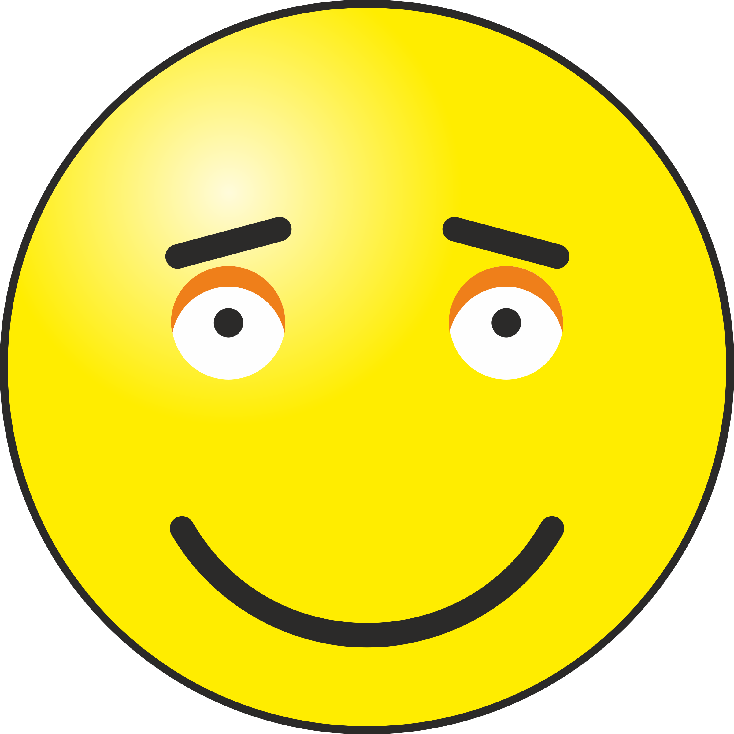 Clipart - Happy emoticon