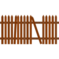 Dog Fences Clipart