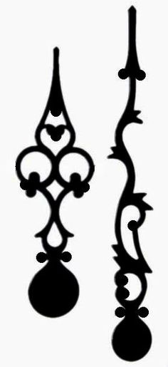 Vintage Victorian / Steampunk Clock Hands - Vectors, Clip Art ...