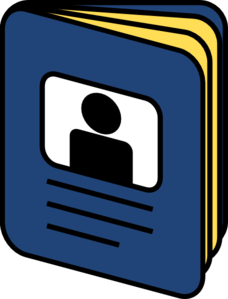 Passport Booklet Icon Clip Art - vector clip art ...