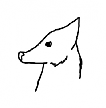 how to draw an easy wolf head, Step by Step, forest animals ...