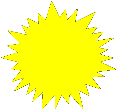 Printable Starburst Template