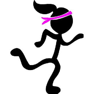Clipart runner girl