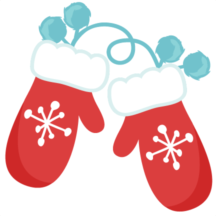 Cute mittens clipart