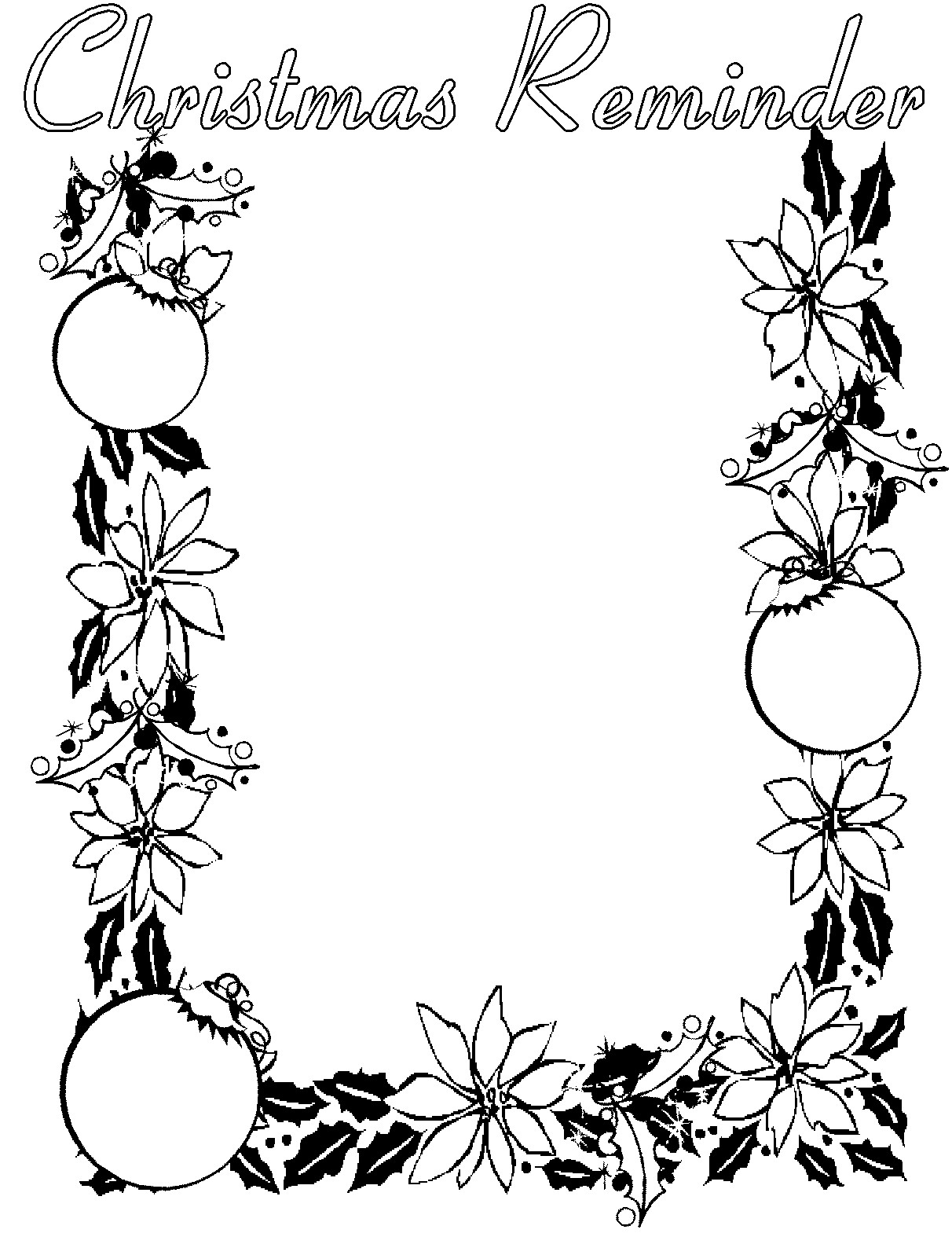 Christian Christmas Clipart Borders