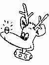 Christmas Reindeer Coloring Pages