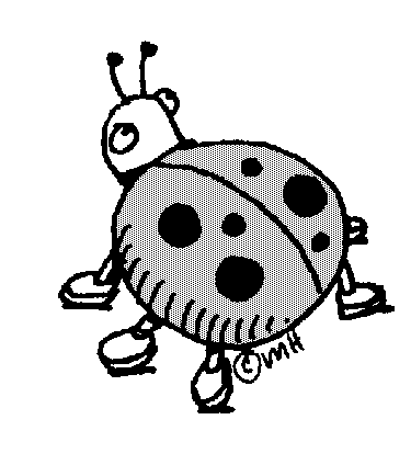 ladybug with shoes - Clip Art Gallery