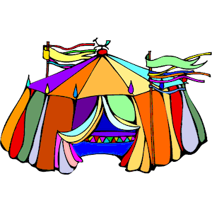 Free Circus Tent Coloring Page