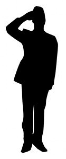 Salute clipart