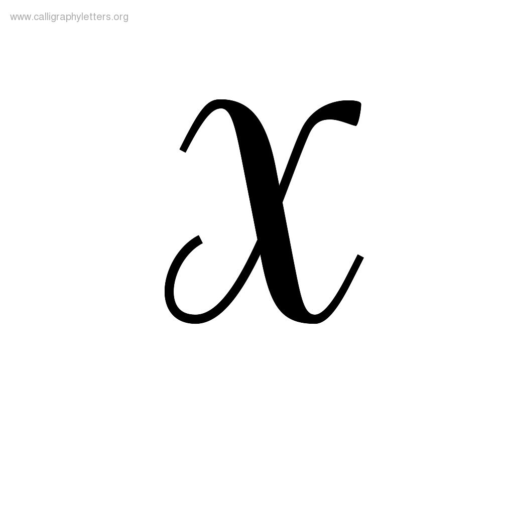 Odstemplik A-Z Calligraphy Lettering Styles To Print | Calligraphy ...