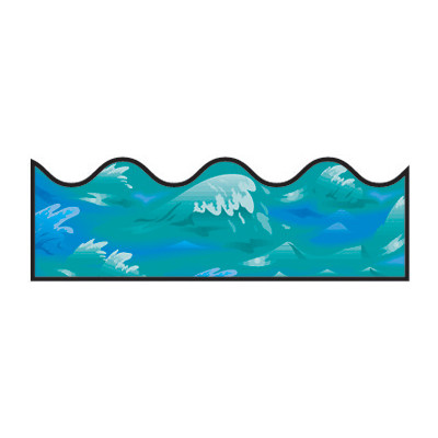 Ocean Waves Border - ClipArt Best