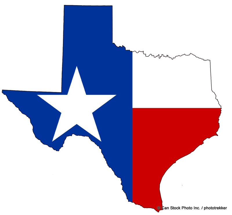 Texas state flag long clipart - ClipartFox