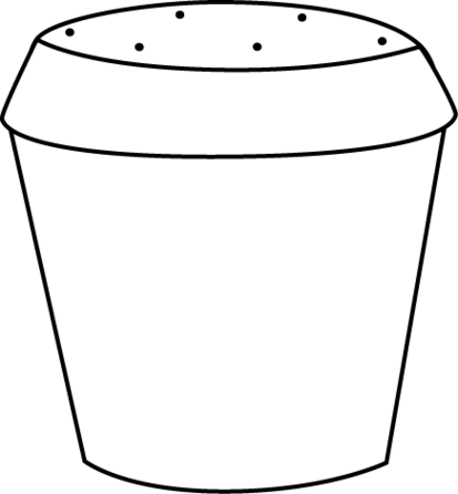 Flowerpot Clipart Black And White Clipart - Free to use Clip Art ...