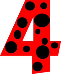 Number Four Clipart - Free Clipart Images