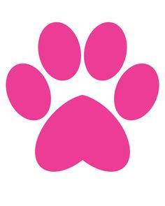Animal paw prints office clipart