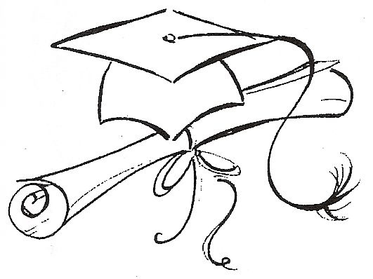 Graduation Cap Drawing | Free Download Clip Art | Free Clip Art ...