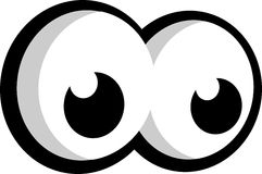 Eyes looking left clipart