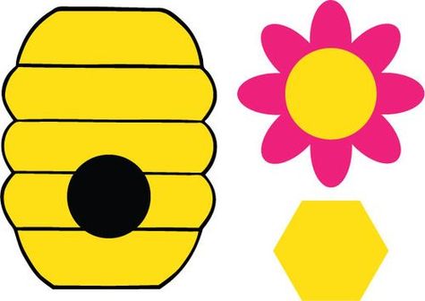 Beehive Template Clipart - Free to use Clip Art Resource