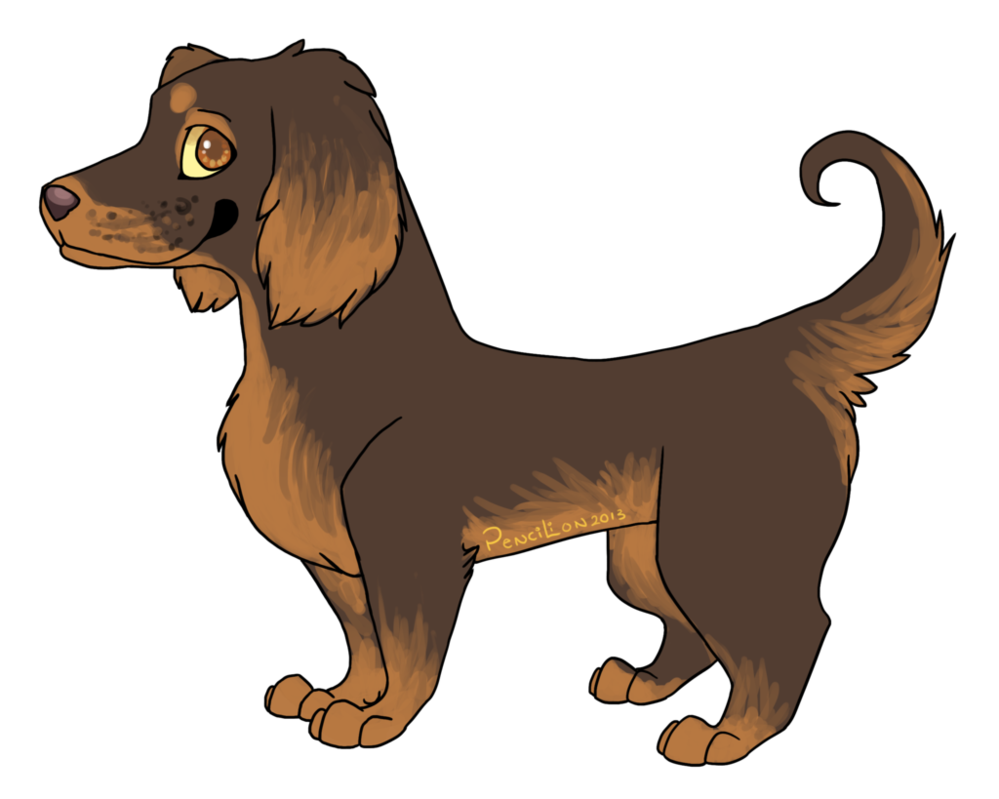 drawing of a dog
