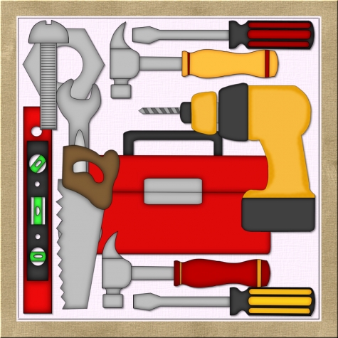 Fathers Day Tools Clip Art By Resale Clipart - $1.00 : Graphics Shoppe