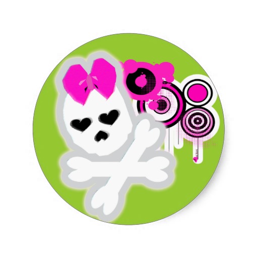 Cute Girly Skull T-Shirts, Cute Girly Skull Gifts, Art, Posters ...