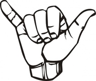 Hang Ten Hand Sign - ClipArt Best
