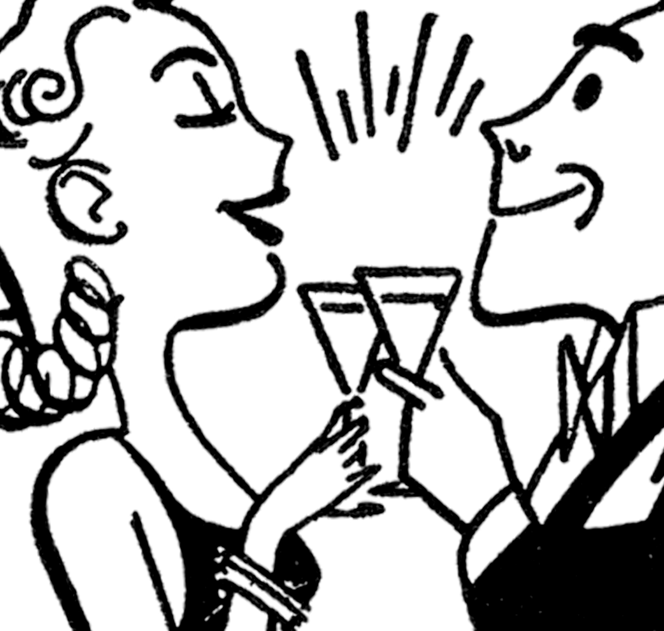 Fun Retro Happy Hour Clip Art! - The Graphics Fairy