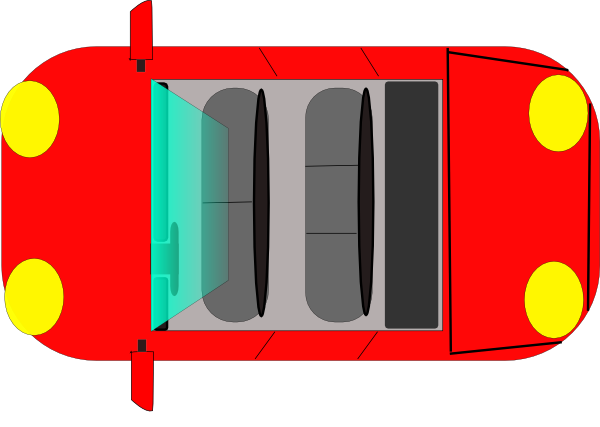 Car Top View Clip Art - vector clip art online ...