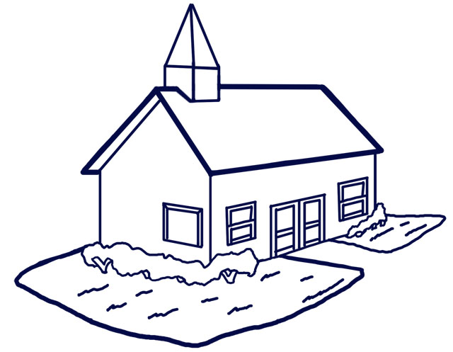 Free clip art church buildings