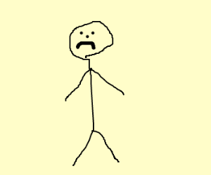 Sad Stickman - ClipArt Best