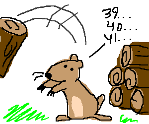 How much wood would a woodchuck chuck if...
