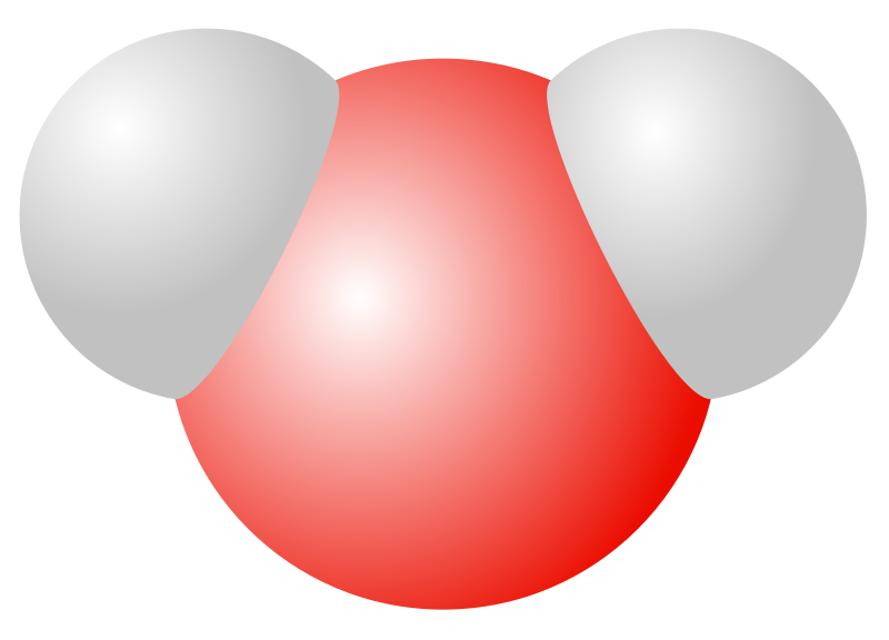 Clipart - Water molecule