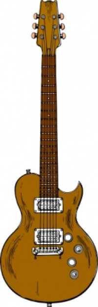 Wooden Guitar clip art | Download free Vector