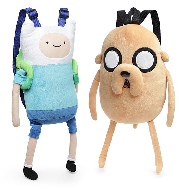 ThinkGeek :: Adventure Time Plush Backpacks