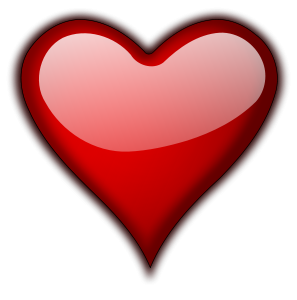 Heart Gloss 5 small clipart 300pixel size, free design - ClipartsFree