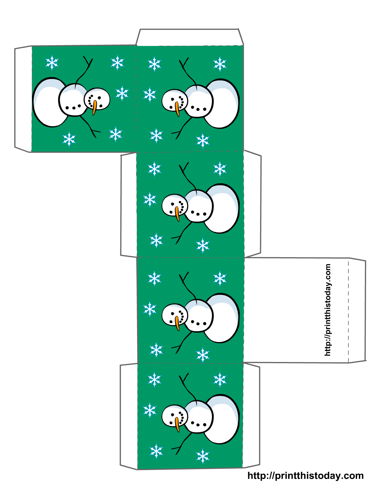 Free Printable Christmas Boxes | Print This Today