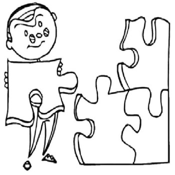 Puzzle Pieces Coloring Pages 9