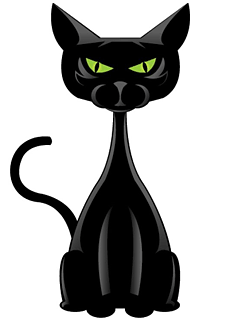 Free Desktop Wallpaper, Clip art for Halloween Cat Lovers ...