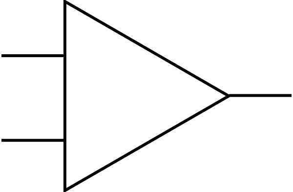 Opamp Symbol Clip Art - vector clip art online ...