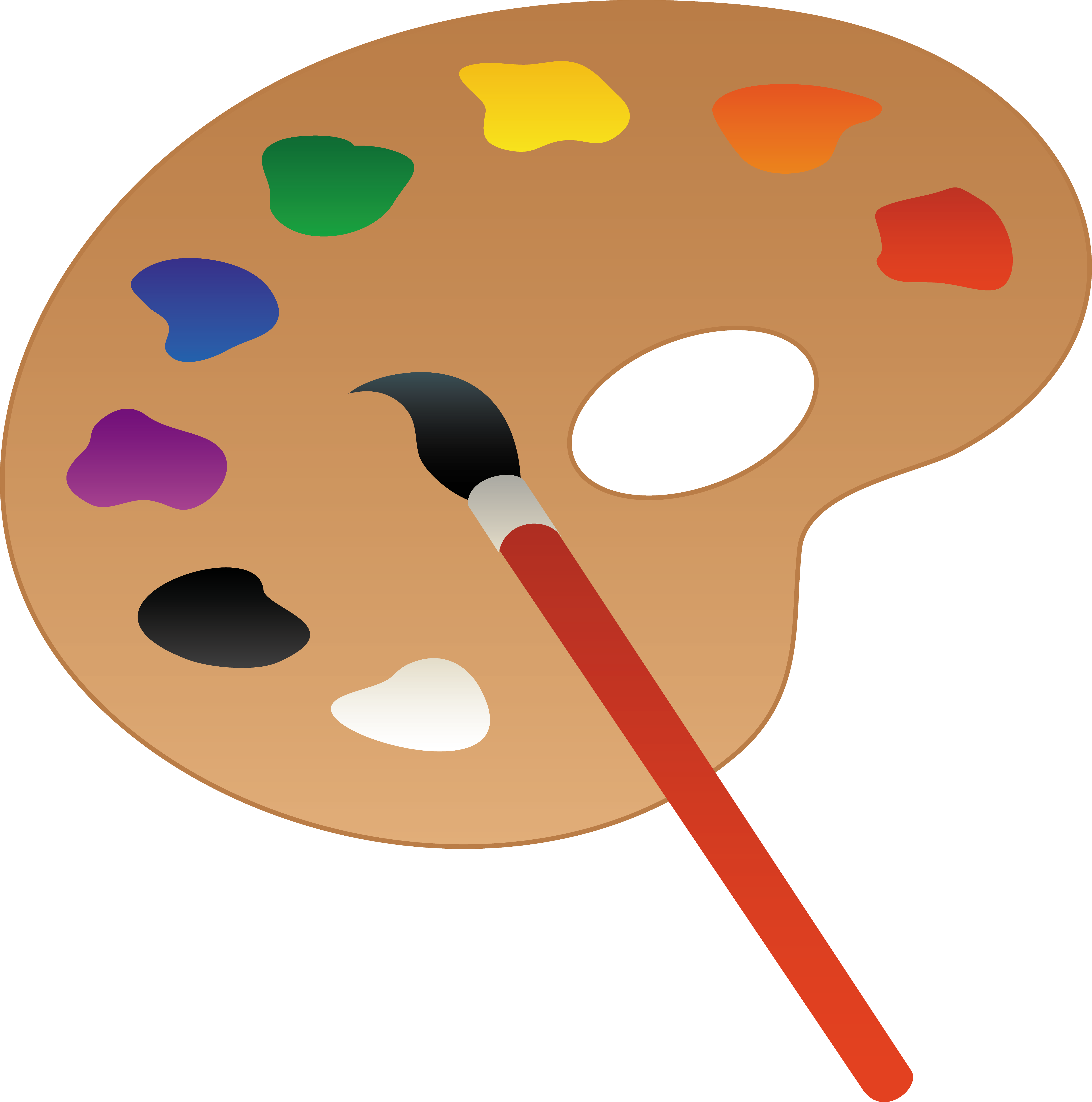 Art Palette Clipart - Free Clipart Images
