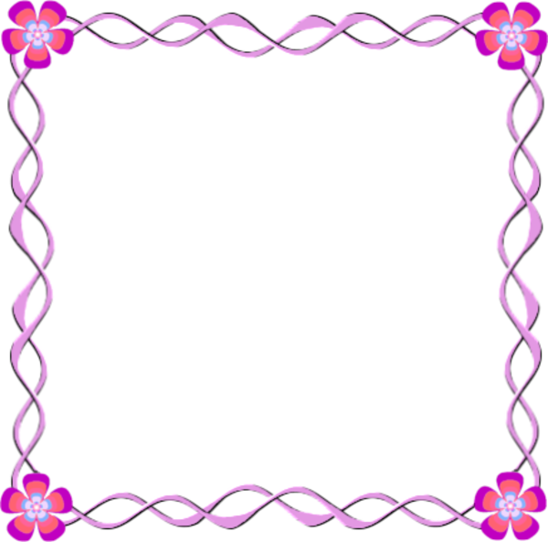 Frame Swirl Flower | Free Images - vector clip art ...